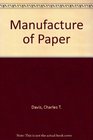 Manufacture of Paper