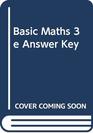 Basic Maths 3e Answer Key