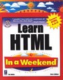 Learn HTML In a Weekend 3rd Edition W/CD