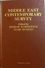 Middle East Contemporary Survey Volume X 1986