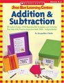 Shoe Box Learning Centers  Addition Subtraction