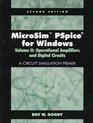 MicroSim PSpice for Windows Volume II Operational Amplifiers and Digital Circuits
