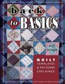 Back to Basics Quilt Templates and Patterns Explained