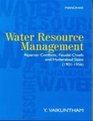 Water Resource Management Riparian Conflicts Feudal Chiefs and Hyderabad State
