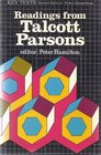 Readings from Talcott Parsons