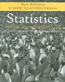 Statistics Student Solutions Manual Principles and Methods