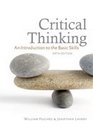 Crititcal Thinking An Introduction to the Basic Skills