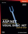 Microsoft  ASPNET Programming with Microsoft Visual Basic  NET Version 2003 Step By Step