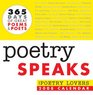 2008 Poetry Speaks boxed calendar