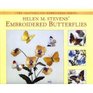 Helen M Stevens' Embroidered Butterflies