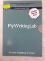 New Mywritinglab with Pearson Etext  Valuepack Access Card