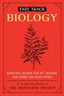 Fast Track Biology Essential Review for AP Honors and Other Advanced Study