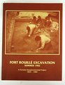 Fort Rouille excavation Summer 1982