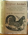 Scripture Animals A Natural History of the Living Creatures Named in the Bible
