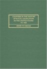 Chapters in the History of Social Legislation in the United States to 1860