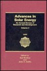 Advances in Solar Energy An Annual Review of Research and Development