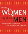 What Women Say About Men  MINIATURE