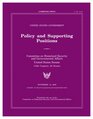 Plum Book US Government Policy and Supporting Positions Salaries for over 7000 Federal Civil Service Positions
