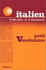 Petit vocabulaire italien