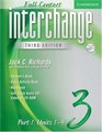 Interchange Full Contact Level 3 Part 1 Units 14 with Audio CD/CDROM