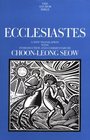 Ecclesiastes  A New Translation with Introduction