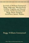 Journals of William Emmanuel Bugg, 1848-1935, Mecklenburg County, Virginia, and Warren County, North Carolina with Bugg, Davis, Hudgins, Nicholson, Smith, Walker