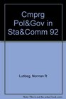 Comparing the States and Communities Politics Government and Policy in the United States