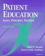 Patient Education Issues Principles Practices