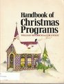 Handbook of Christmas programs
