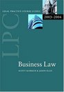 LPC Business Law 20032004