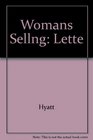 Womans Sellng Lette