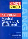 Current Medical Diagnosis  Treatment 2003 Value Pak