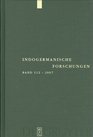 Indogermanische Forschungen Volume 112L
