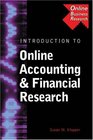 Introduction to Online Accounting  Financial Research