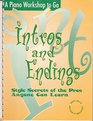 Intros and Endings Style Secrets of the Pros Anyone Can Learn 2002 publication
