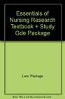 Essentials of Nursing Research Textbook  Study Gde Package