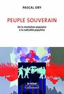 Peuple souverain De la rvolution populaire  la radicalit populiste