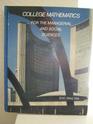 College Mathematics for the Management and Social Sciences