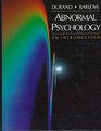 Abnormal Psychology An Introduction