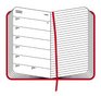 Moleskine 2011 Red Pocket Weekly Notebook