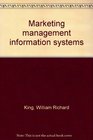 Marketing management information systems