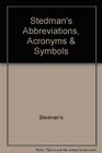 Stedman's Abbreviations Acronyms  Symbols