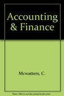 Accounting  Finance