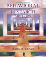 Introduction to Behavioral Research Methods