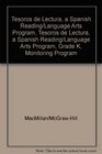 Tesoros de lectura A Spanish Reading/Language Arts Program Grade K Monitoring Program Assessment