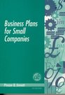 Business Plans for Small Companies