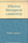 Effective Managerial Leadership