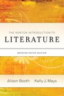 The Norton Introduction to Literature (Shorter Tenth Edition)