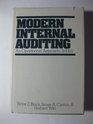 Modern Internal Auditing An Operational Approach