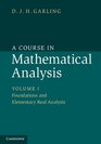 A Course in Mathematical Analysis 3 Volume Set